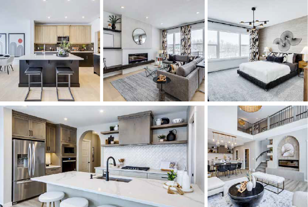 Interior images of our Legacy Showhomes