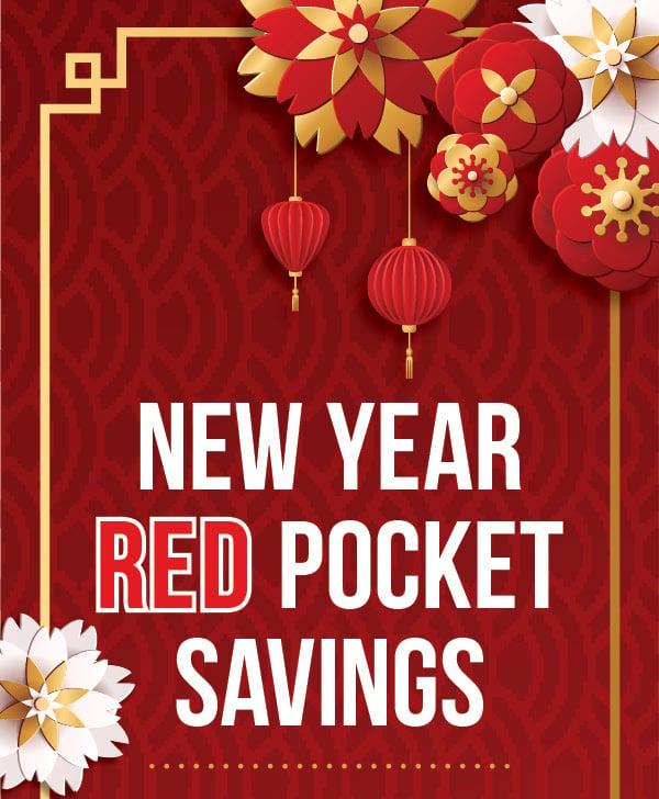 New Year Red Pocket  Savings